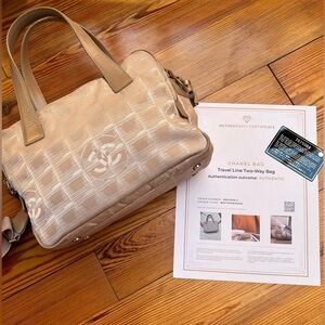 ❌SOLD❌ Chanel Travel Line 2-Way Bag with COA